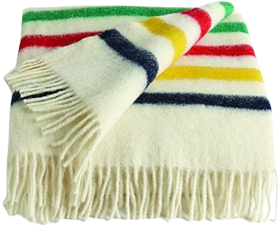 42 by 70-Inch Caribou Throw, Multi-Stripe